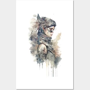 Steampunk Water Colour Woman - V1.02 Posters and Art